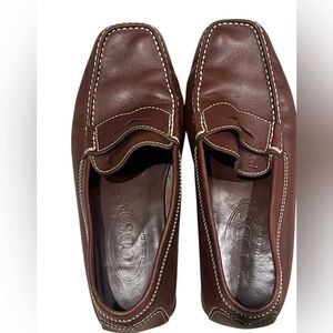 Tod’s Men's Dark Brown Leather Loafers